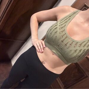Victoria's Secret Sport Olive Green Sports Bra